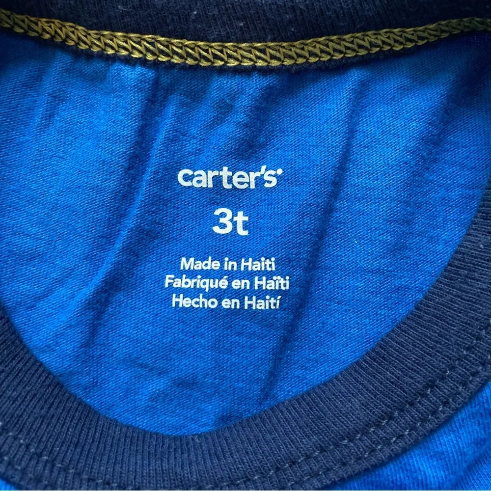 Carter's My Bro Is My Hero Graphic Crew Neck Tshirt Boys Size 3T